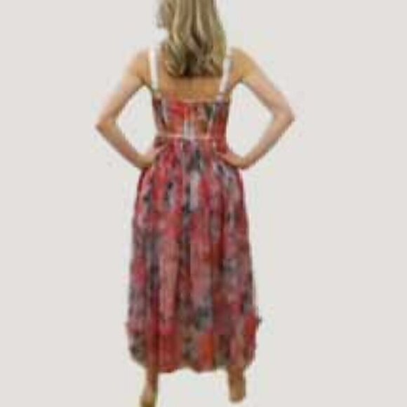 50. Floral Corset Midi dress - Picture 4 of 8